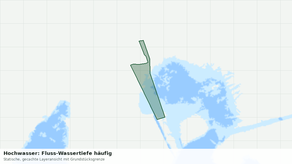 Statische Kartenansicht: Hochwasser: Fluss-Wassertiefe häufig