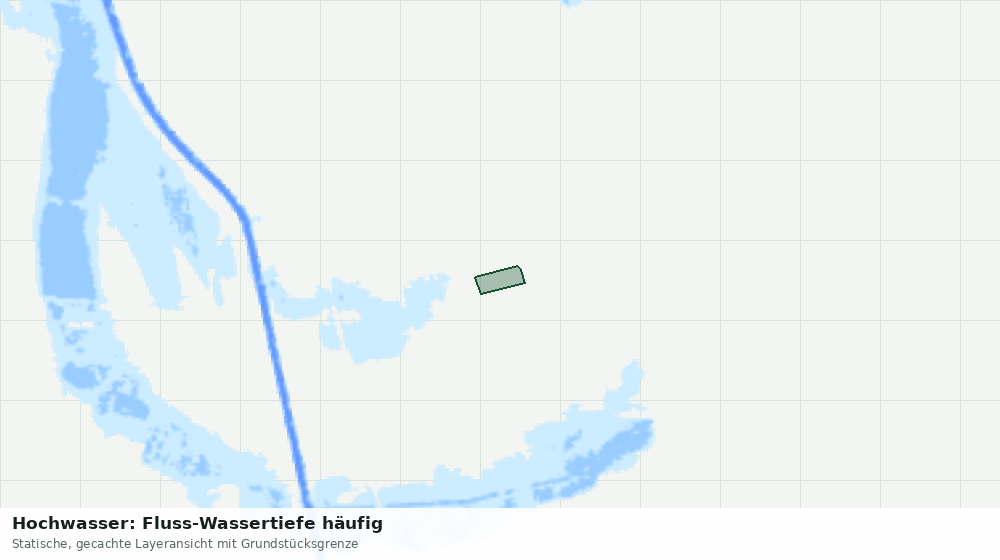 Statische Kartenansicht: Hochwasser: Fluss-Wassertiefe häufig