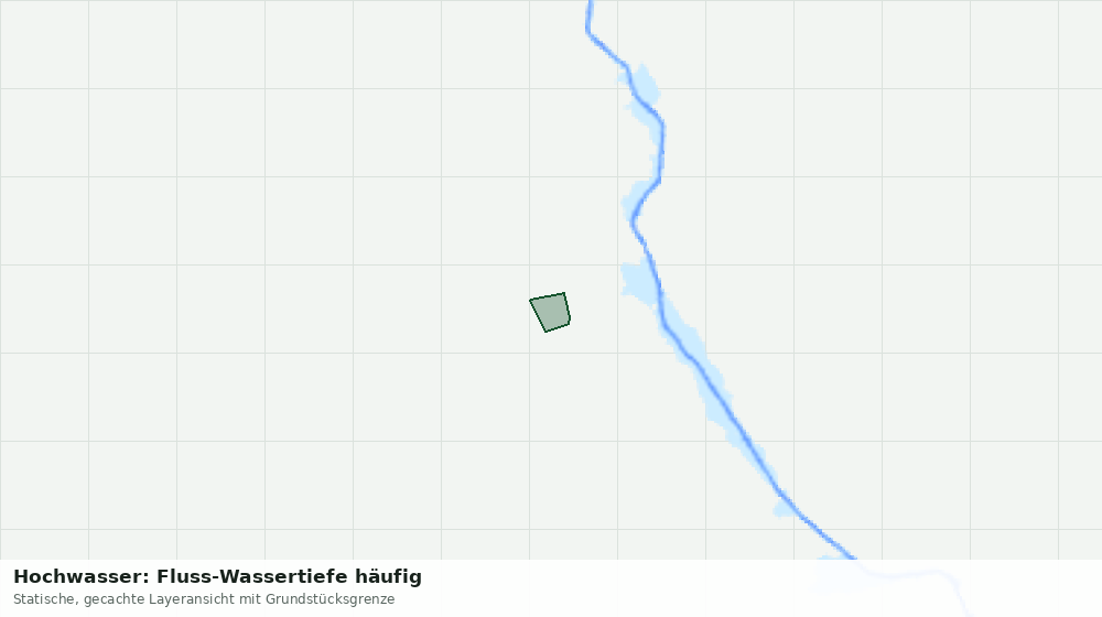 Statische Kartenansicht: Hochwasser: Fluss-Wassertiefe häufig