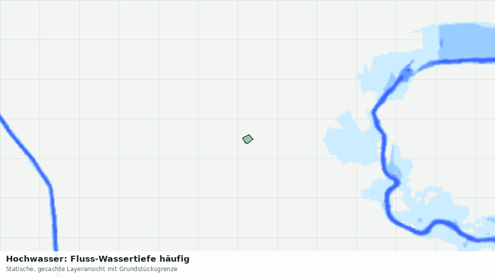 Statische Kartenansicht: Hochwasser: Fluss-Wassertiefe häufig