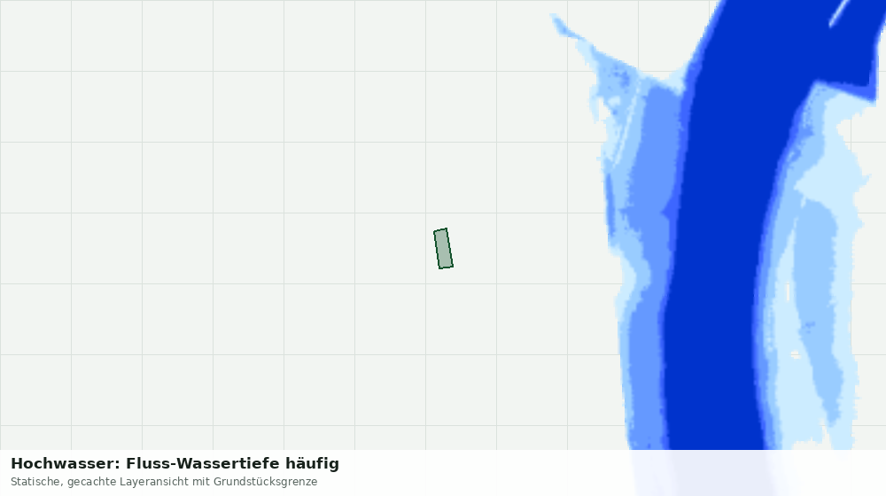 Statische Kartenansicht: Hochwasser: Fluss-Wassertiefe häufig