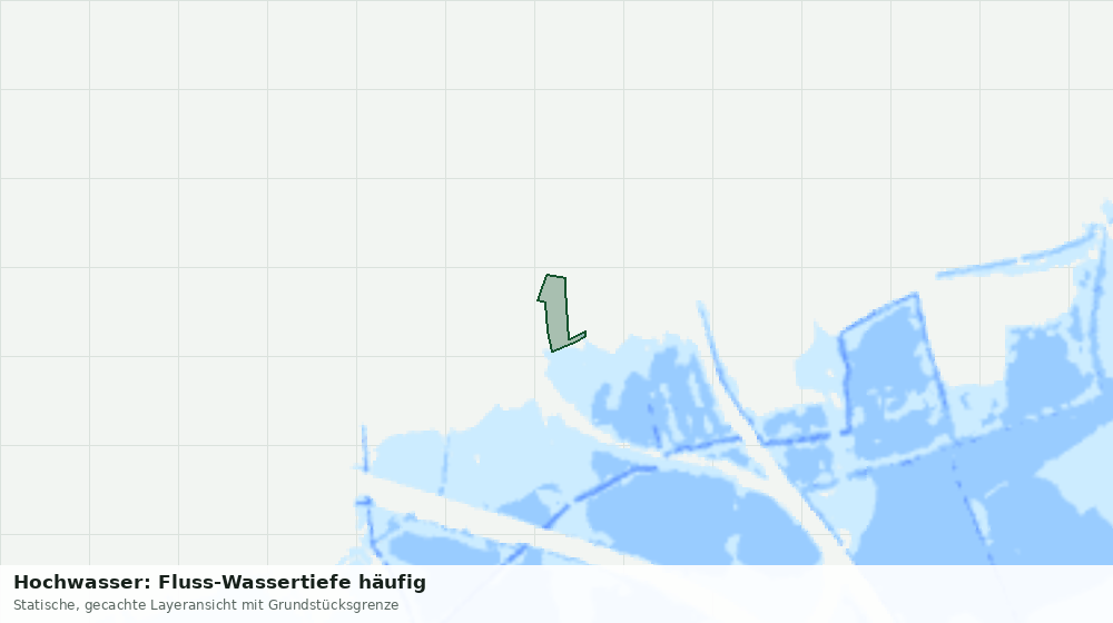 Statische Kartenansicht: Hochwasser: Fluss-Wassertiefe häufig