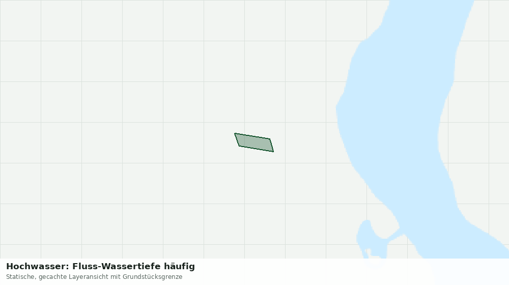 Statische Kartenansicht: Hochwasser: Fluss-Wassertiefe häufig