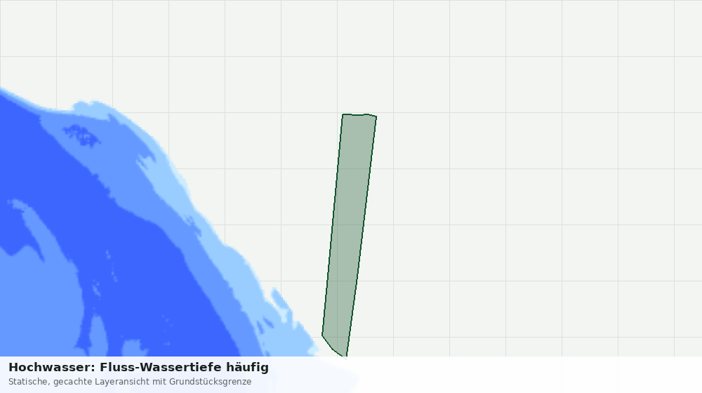Statische Kartenansicht: Hochwasser: Fluss-Wassertiefe häufig