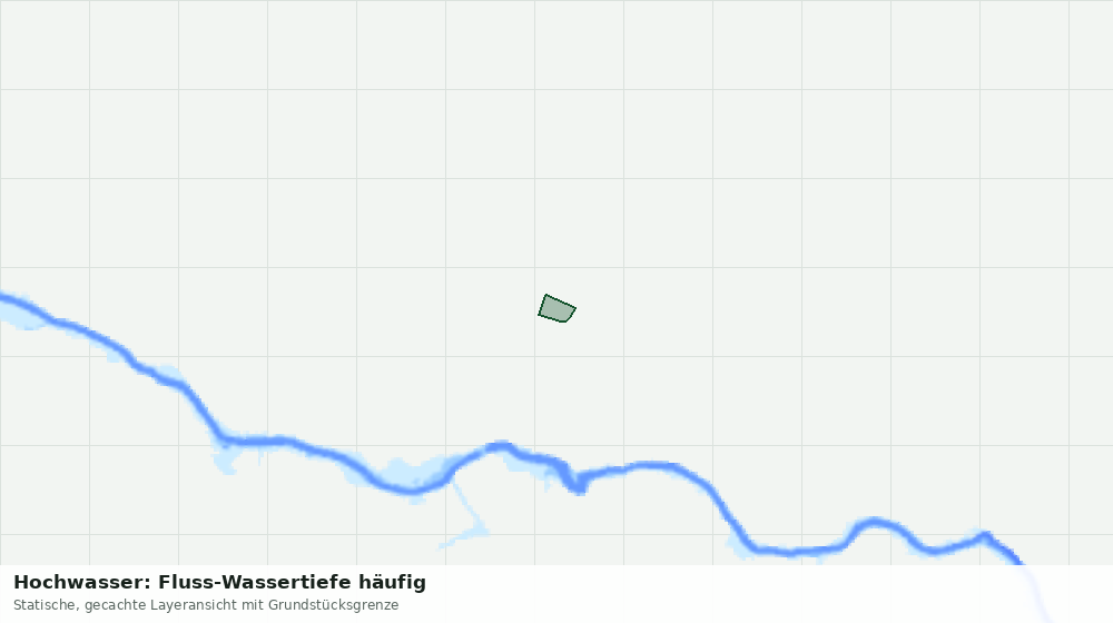 Statische Kartenansicht: Hochwasser: Fluss-Wassertiefe häufig