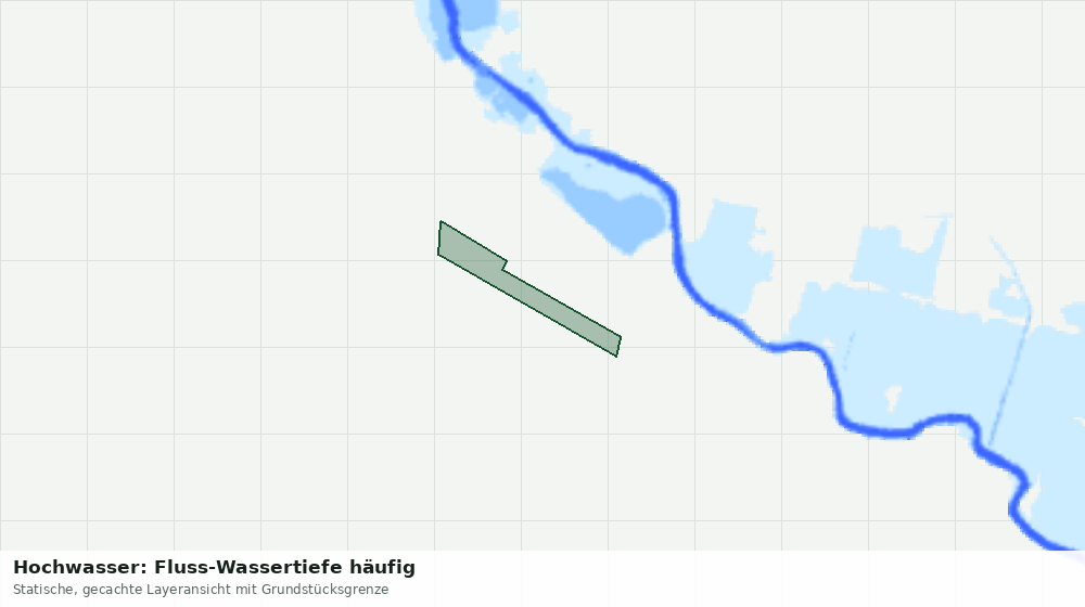 Statische Kartenansicht: Hochwasser: Fluss-Wassertiefe häufig