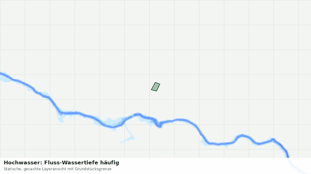 Statische Kartenansicht: Hochwasser: Fluss-Wassertiefe häufig