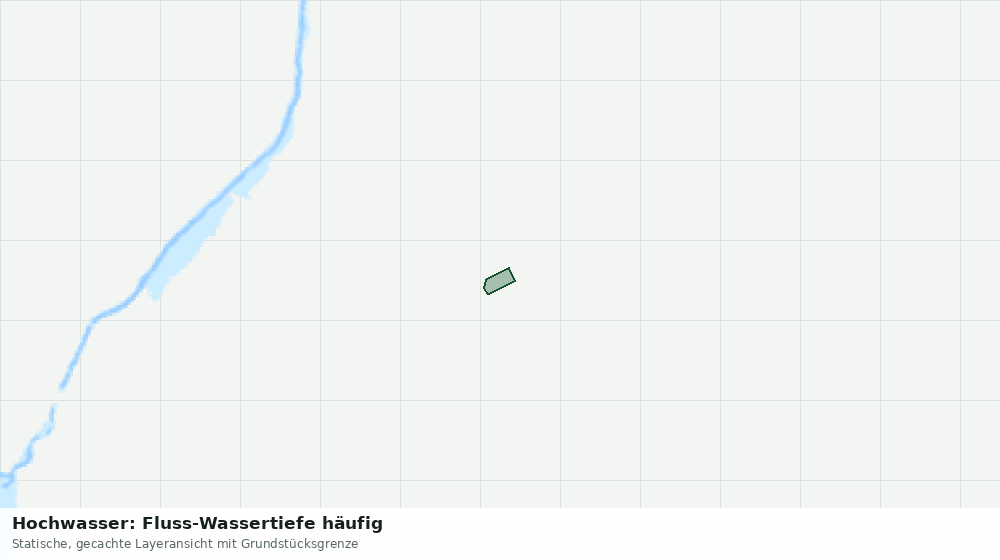 Statische Kartenansicht: Hochwasser: Fluss-Wassertiefe häufig