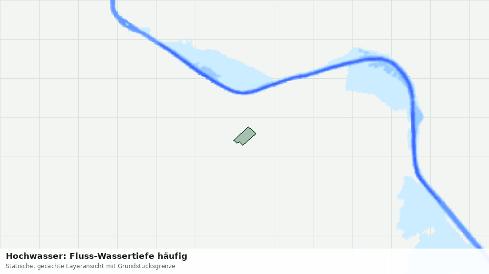 Statische Kartenansicht: Hochwasser: Fluss-Wassertiefe häufig