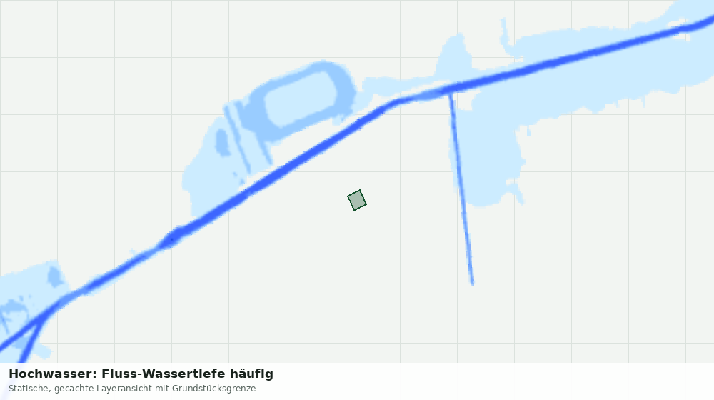 Statische Kartenansicht: Hochwasser: Fluss-Wassertiefe häufig
