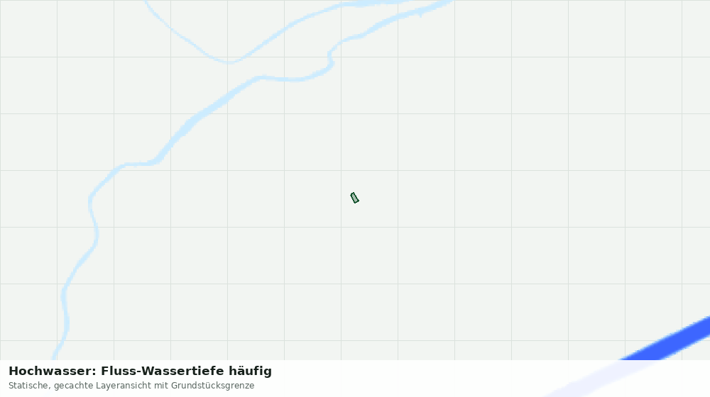 Statische Kartenansicht: Hochwasser: Fluss-Wassertiefe häufig