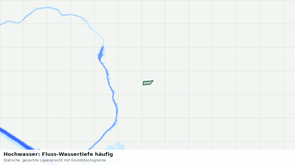 Statische Kartenansicht: Hochwasser: Fluss-Wassertiefe häufig