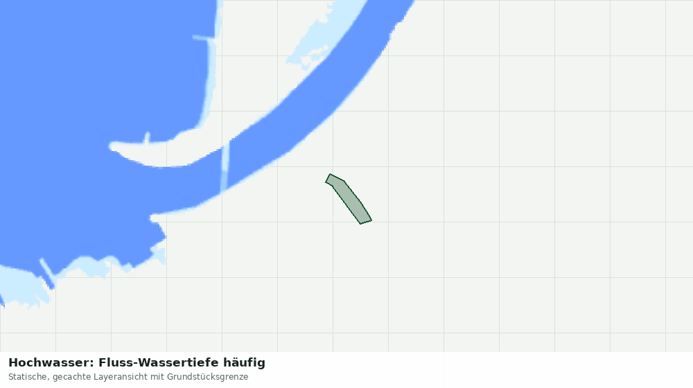 Statische Kartenansicht: Hochwasser: Fluss-Wassertiefe häufig