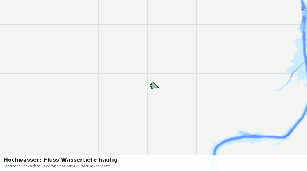 Statische Kartenansicht: Hochwasser: Fluss-Wassertiefe häufig