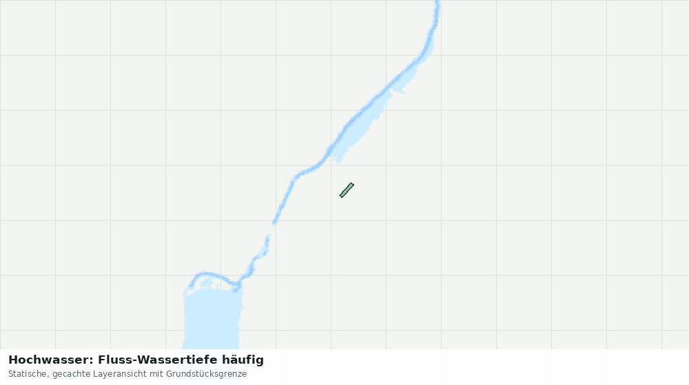 Statische Kartenansicht: Hochwasser: Fluss-Wassertiefe häufig