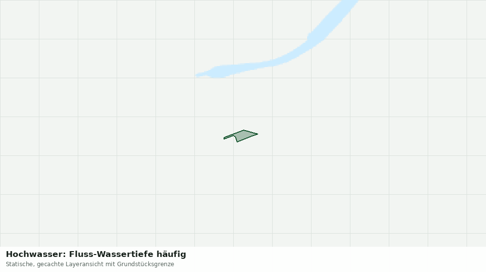 Statische Kartenansicht: Hochwasser: Fluss-Wassertiefe häufig