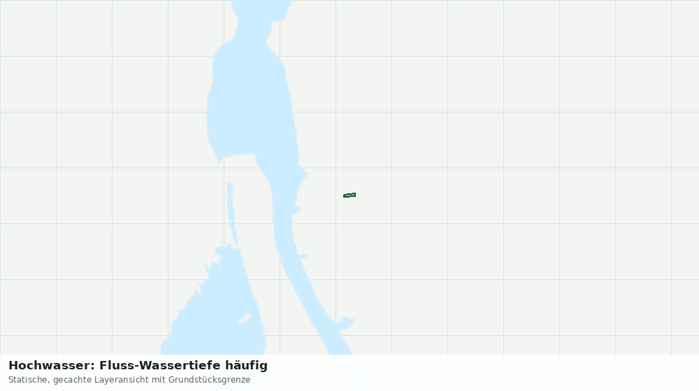 Statische Kartenansicht: Hochwasser: Fluss-Wassertiefe häufig