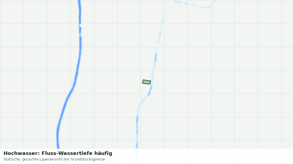 Statische Kartenansicht: Hochwasser: Fluss-Wassertiefe häufig