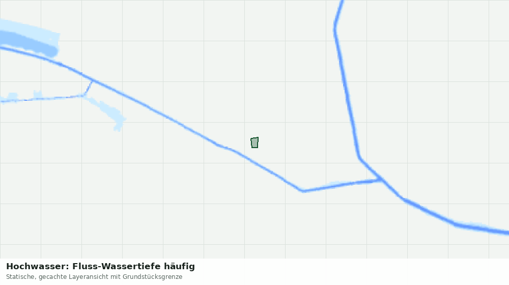 Statische Kartenansicht: Hochwasser: Fluss-Wassertiefe häufig