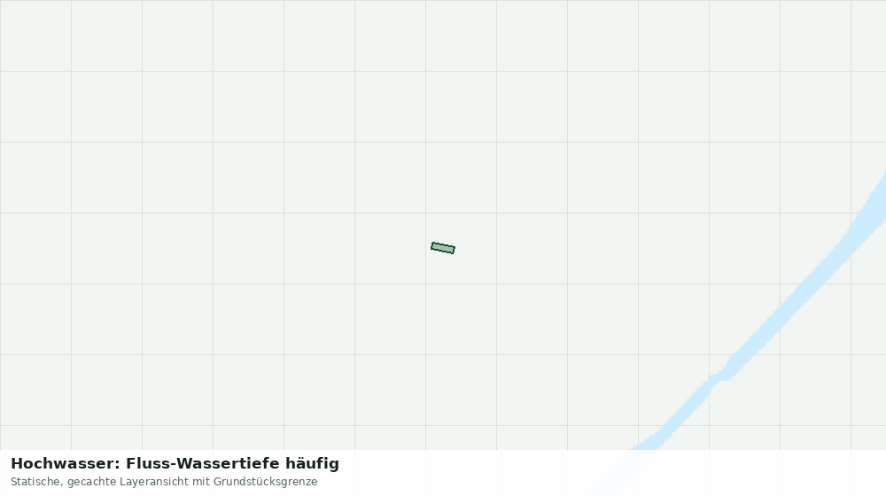 Statische Kartenansicht: Hochwasser: Fluss-Wassertiefe häufig