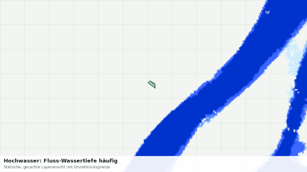 Statische Kartenansicht: Hochwasser: Fluss-Wassertiefe häufig
