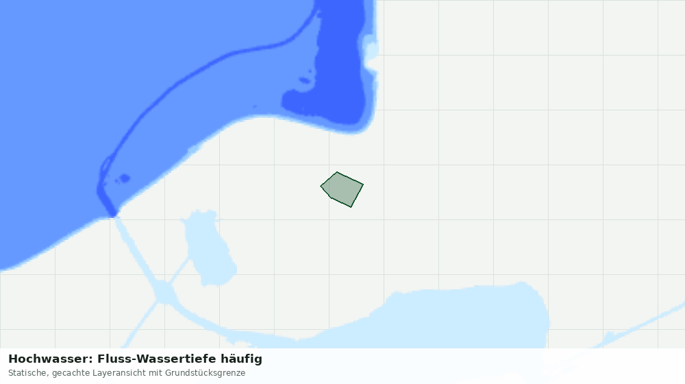 Statische Kartenansicht: Hochwasser: Fluss-Wassertiefe häufig