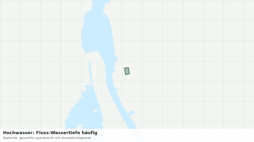 Statische Kartenansicht: Hochwasser: Fluss-Wassertiefe häufig