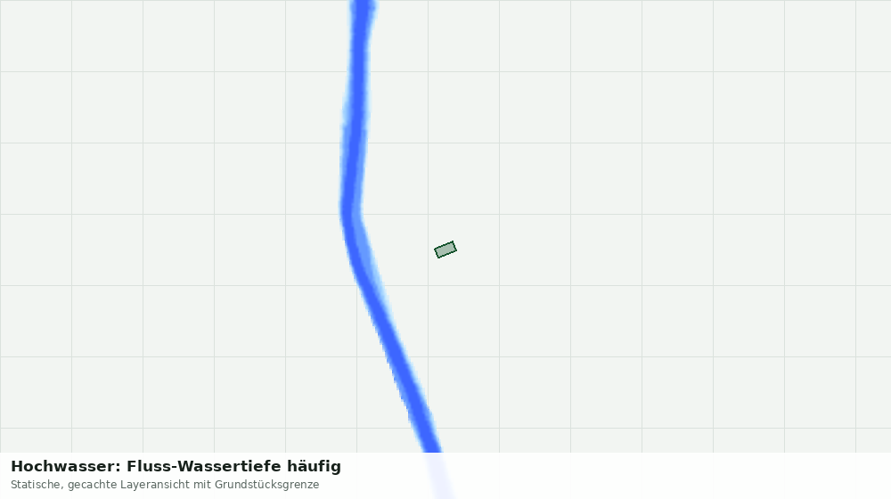 Statische Kartenansicht: Hochwasser: Fluss-Wassertiefe häufig
