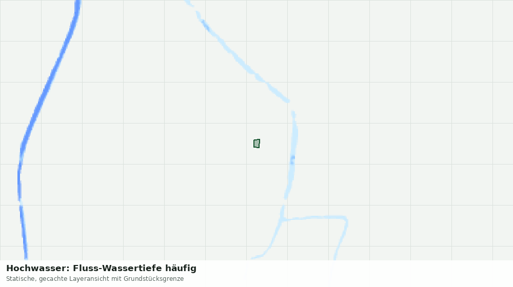 Statische Kartenansicht: Hochwasser: Fluss-Wassertiefe häufig