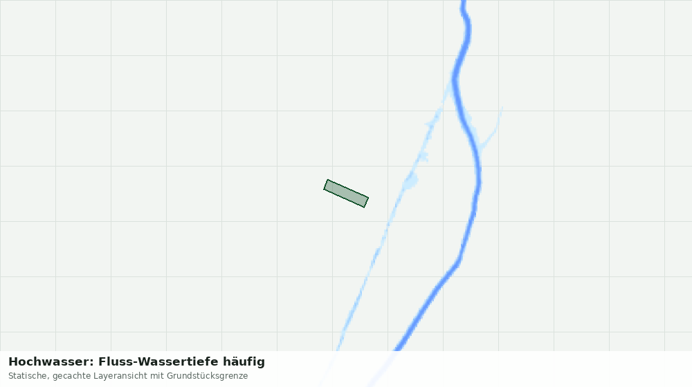 Statische Kartenansicht: Hochwasser: Fluss-Wassertiefe häufig