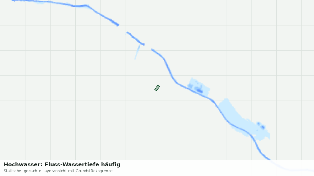 Statische Kartenansicht: Hochwasser: Fluss-Wassertiefe häufig