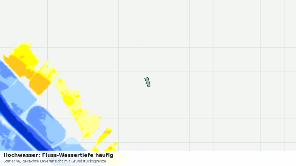 Statische Kartenansicht: Hochwasser: Fluss-Wassertiefe häufig