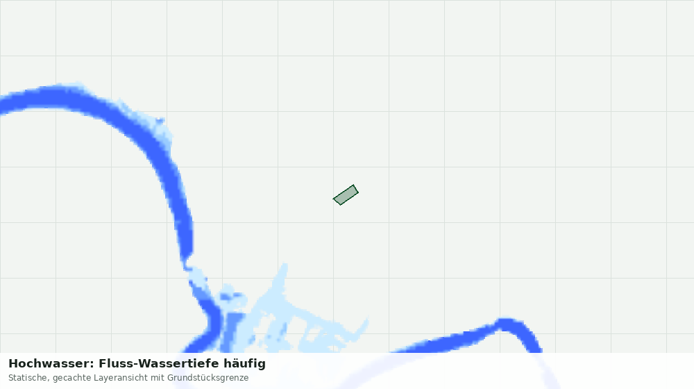 Statische Kartenansicht: Hochwasser: Fluss-Wassertiefe häufig