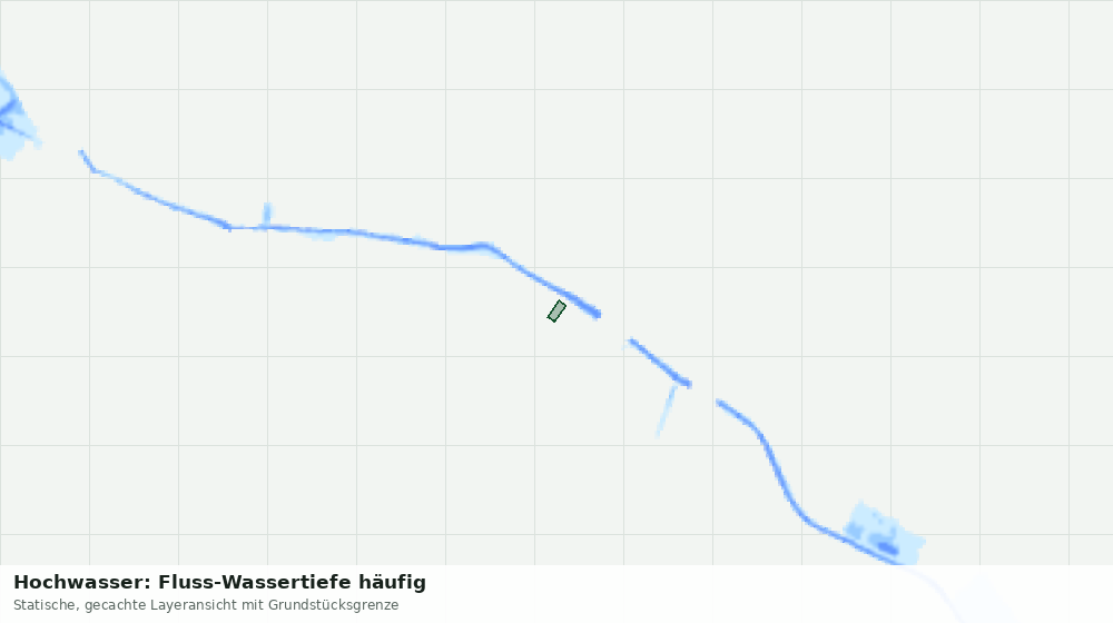 Statische Kartenansicht: Hochwasser: Fluss-Wassertiefe häufig