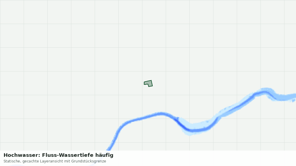 Statische Kartenansicht: Hochwasser: Fluss-Wassertiefe häufig