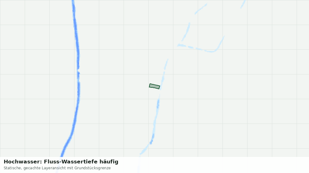 Statische Kartenansicht: Hochwasser: Fluss-Wassertiefe häufig