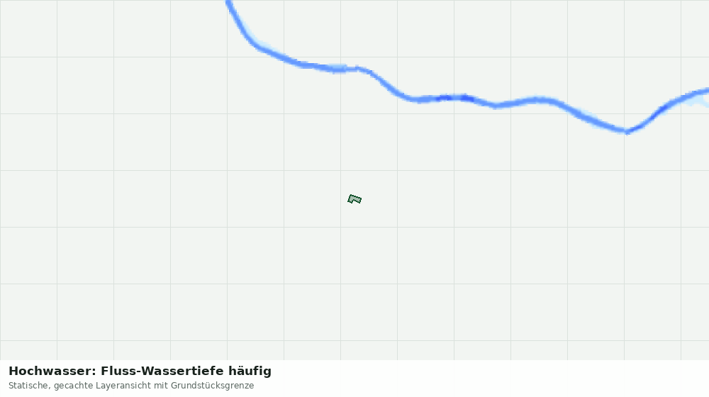 Statische Kartenansicht: Hochwasser: Fluss-Wassertiefe häufig