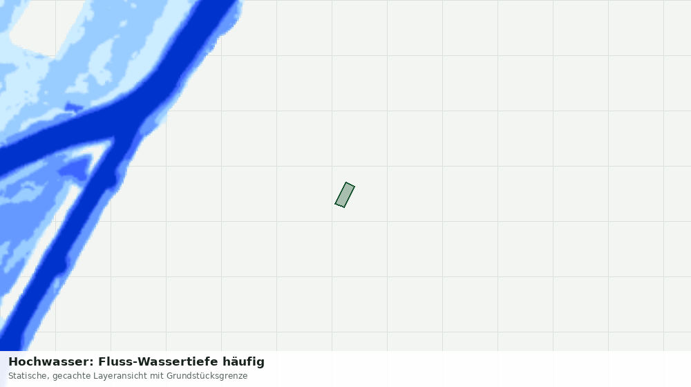 Statische Kartenansicht: Hochwasser: Fluss-Wassertiefe häufig
