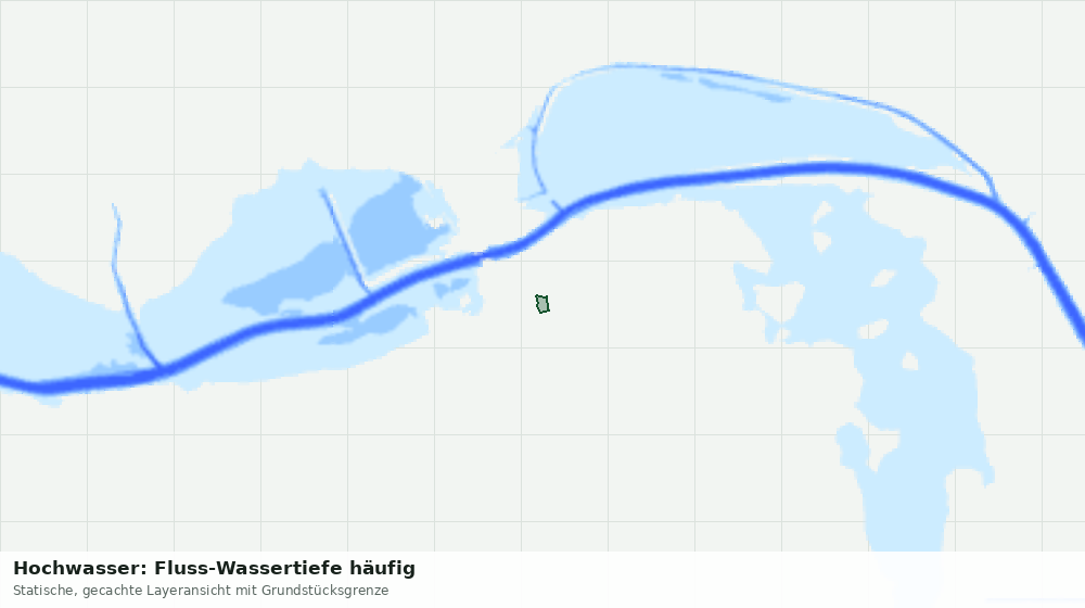 Statische Kartenansicht: Hochwasser: Fluss-Wassertiefe häufig