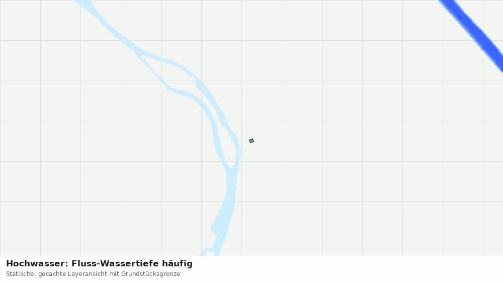 Statische Kartenansicht: Hochwasser: Fluss-Wassertiefe häufig