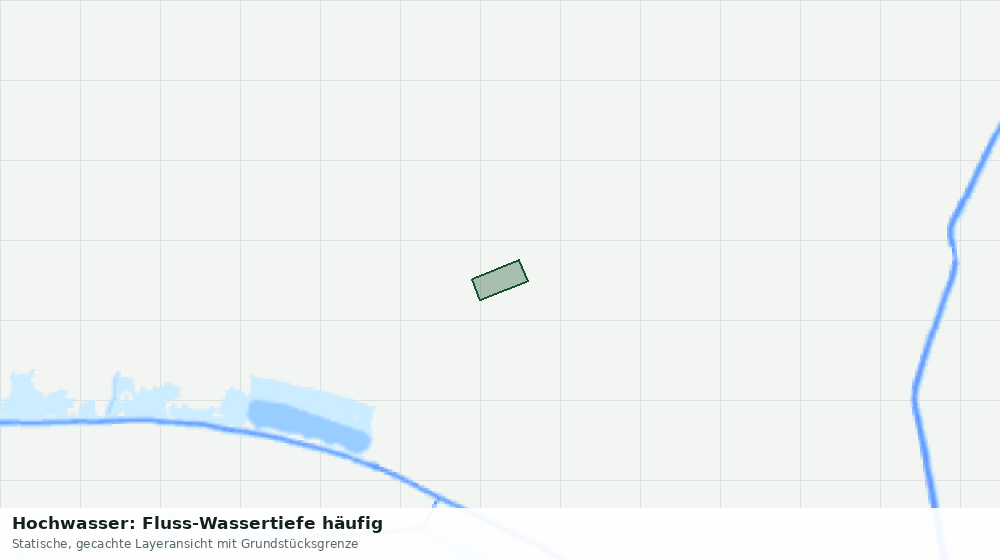Statische Kartenansicht: Hochwasser: Fluss-Wassertiefe häufig