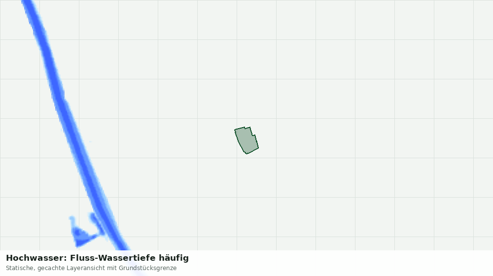 Statische Kartenansicht: Hochwasser: Fluss-Wassertiefe häufig