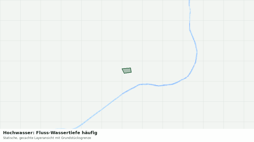 Statische Kartenansicht: Hochwasser: Fluss-Wassertiefe häufig
