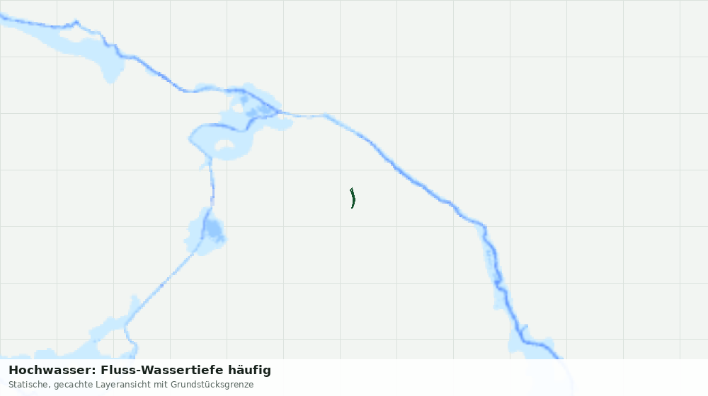 Statische Kartenansicht: Hochwasser: Fluss-Wassertiefe häufig