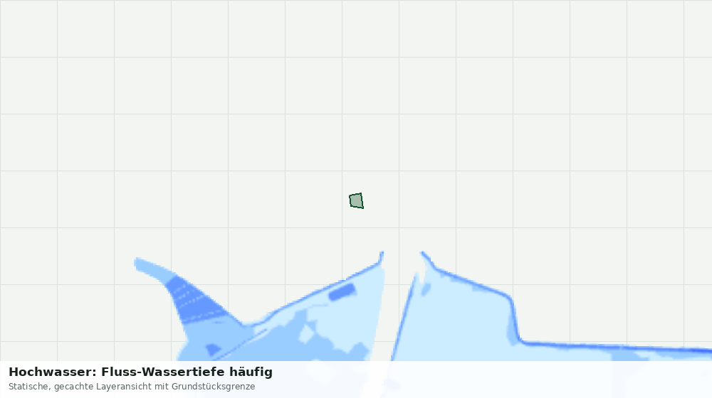 Statische Kartenansicht: Hochwasser: Fluss-Wassertiefe häufig
