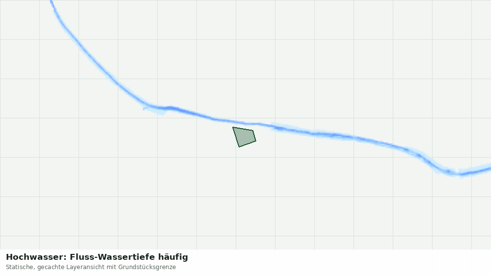 Statische Kartenansicht: Hochwasser: Fluss-Wassertiefe häufig