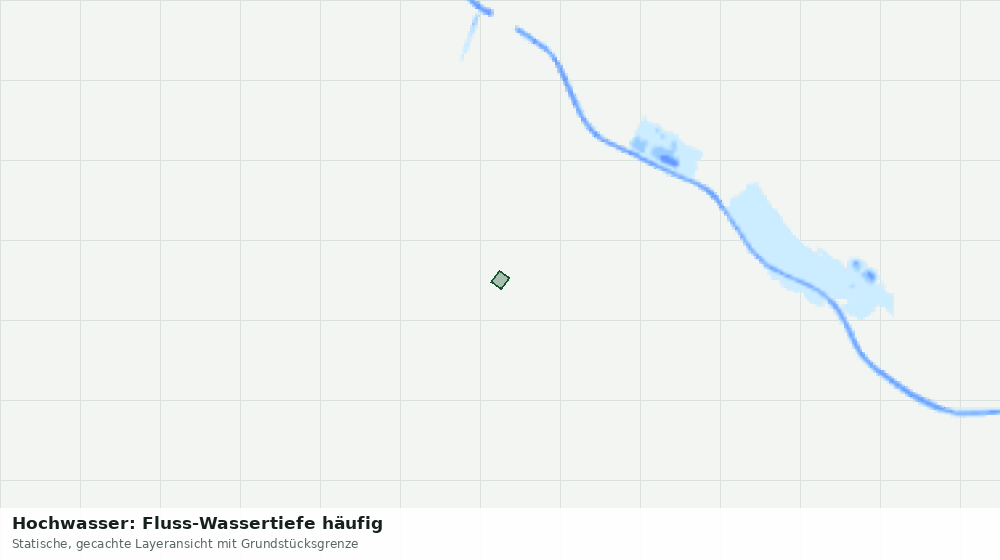 Statische Kartenansicht: Hochwasser: Fluss-Wassertiefe häufig