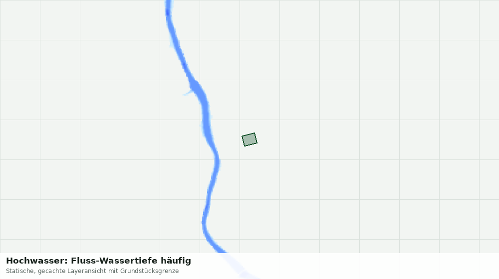 Statische Kartenansicht: Hochwasser: Fluss-Wassertiefe häufig