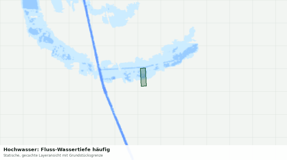 Statische Kartenansicht: Hochwasser: Fluss-Wassertiefe häufig