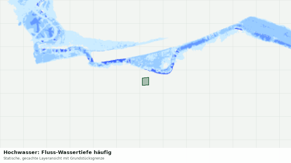 Statische Kartenansicht: Hochwasser: Fluss-Wassertiefe häufig